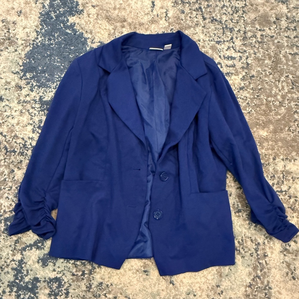 Cato Blue Blazer Classic Tailored Suit Jacket